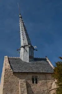 Clocher penché de la chapelle Saint-Gonéry de Plougrescant