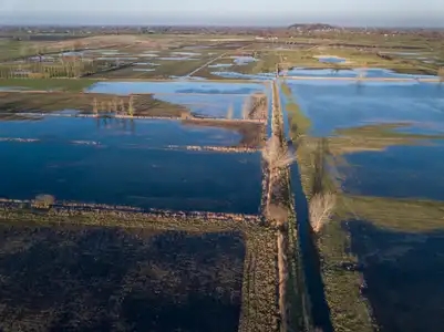 Inondations dans le pays de Dol-de-Bretagne