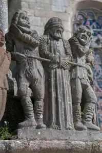 Personnages du calvaire de Saint-Thégonnec