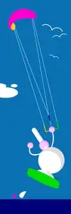 Roze au kite. Collection illustrations "Roze fait son show"