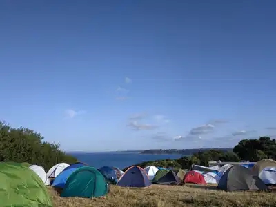 Camping vue sur mer