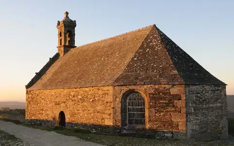Chapelle Saint-Michel De Brasparts dans les Monts d'Arrée massif Armoricain Bretagne Finistère France