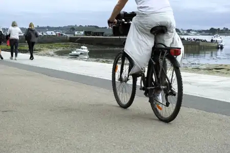 Vélo vers l'embarcadère