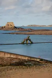 Piscine d'eau de mer à Saint-Malo