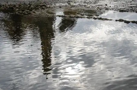 Reflets sur la rivière du Faou