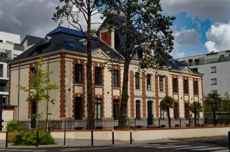 Ancien bâtiment du Service des eaux à Nantes, château d'Auvours (1910)