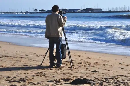 photographe à la plage