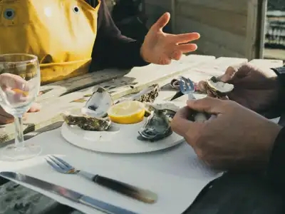 Dégustation d'huîtres