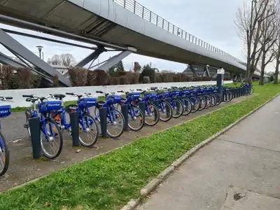 Parc de vélo en libre service