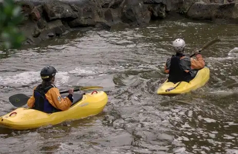 Entrainement des kayaks sur la Vilaine