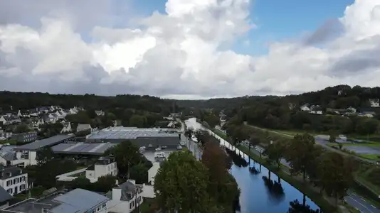 Châteaulin vue drone