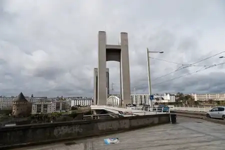 Le pont de recouvrance à Brest