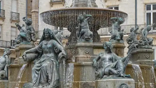 Fontaine de la Place Royale à Nantes.