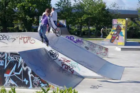 Skate-park en ville