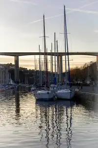 Bateaux dans le port du Légué à Saint-Brieuc