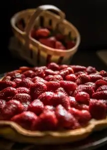 la Bretagne c'est aussi la fraise , cultivée à Plougastel-Daoulas depuis des générations