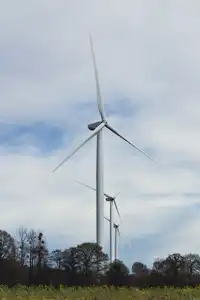 Rang d'éoliennes